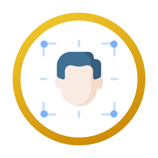 Ícone de reconhecimento facial